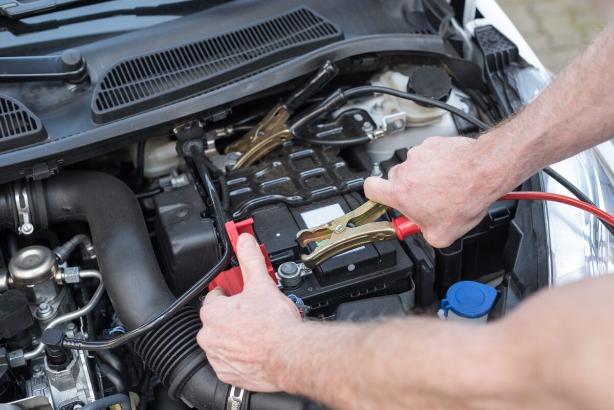 Jump start a car
